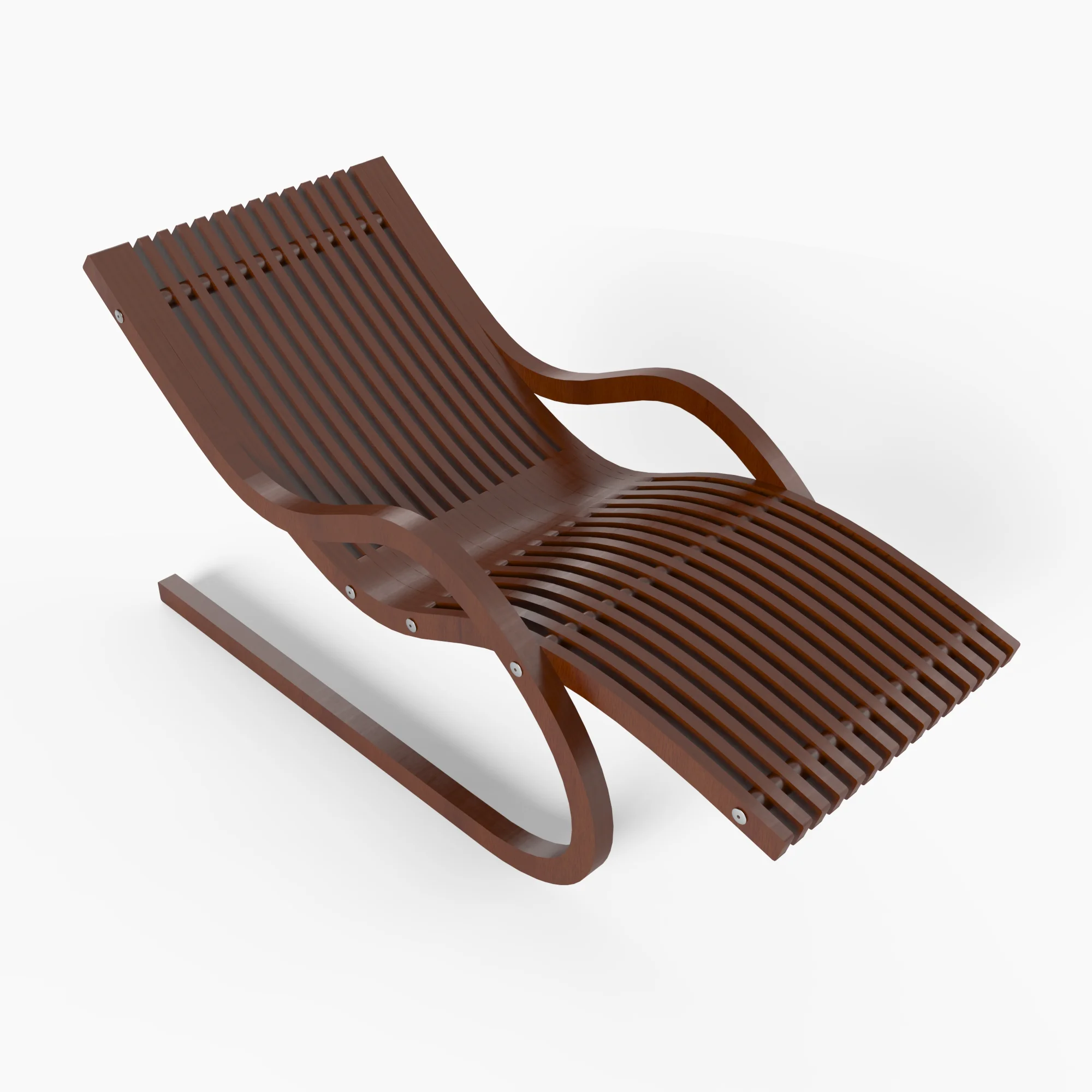 Parametric sun lounger Sunny